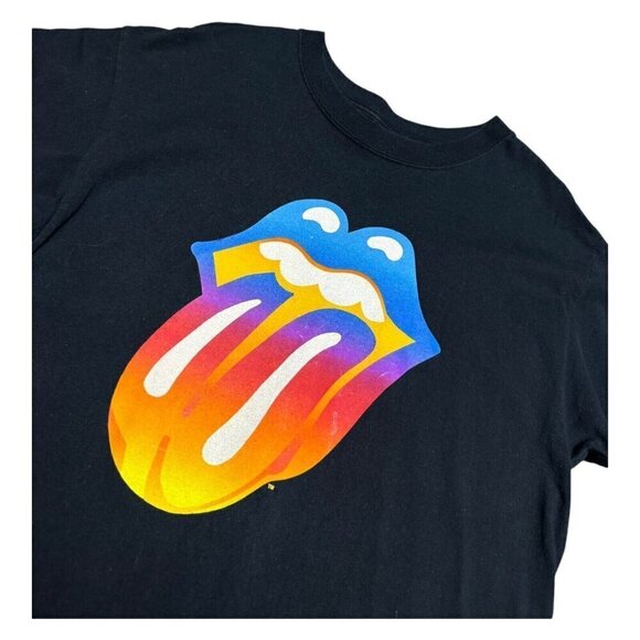 The Rolling Stones FORTY LICKS Rock Band Music Retro Y2K 2002 Tour Merch Tee M - Picture 5 of 5